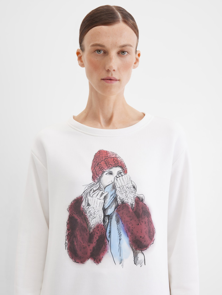 Свитшот свободный