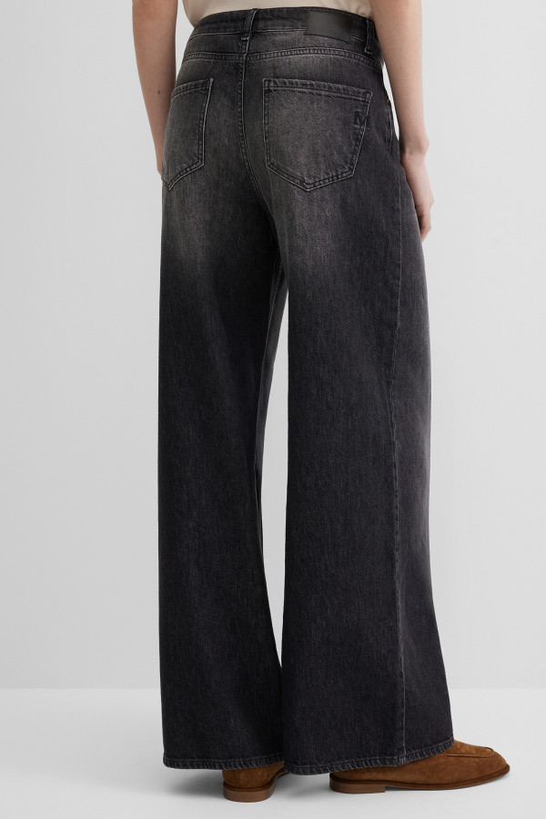 Джинсы широкие трубы wide leg