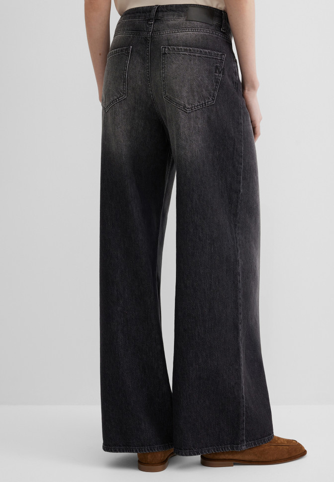 Джинсы широкие трубы wide leg