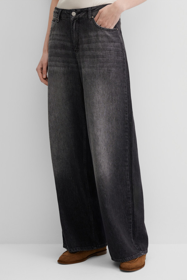 Джинсы широкие трубы wide leg