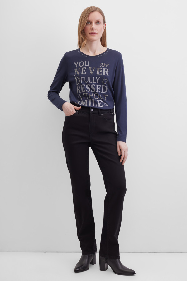 Джинсы прямого кроя