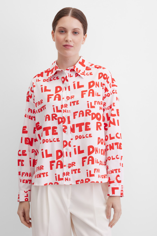 Блузка свободная