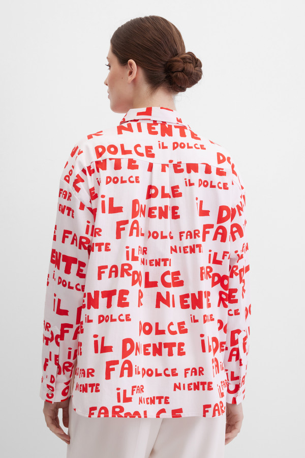 Блузка свободная