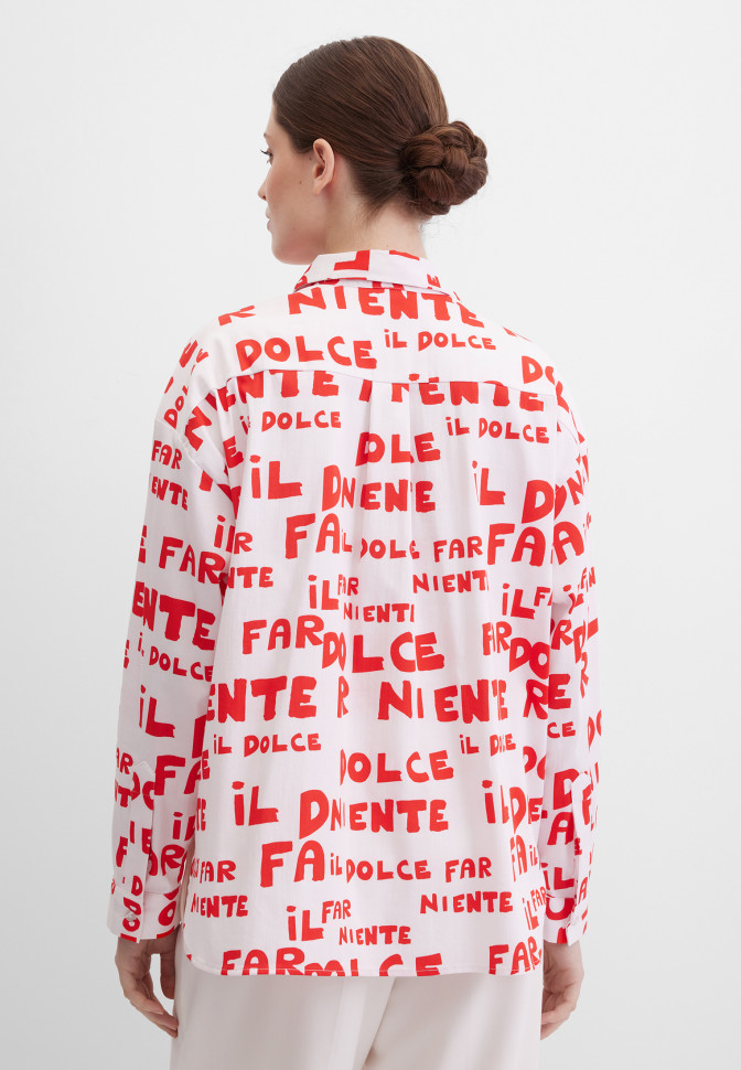 Блузка свободная