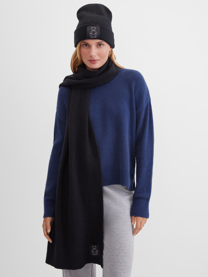 Шапка с шерстью альпаки