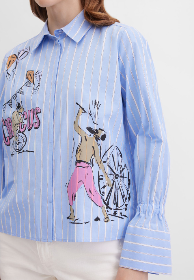 Блузка с длинным рукавом