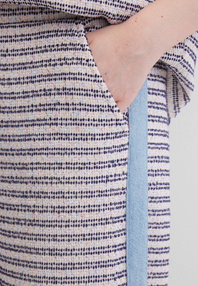 Брюки широкие