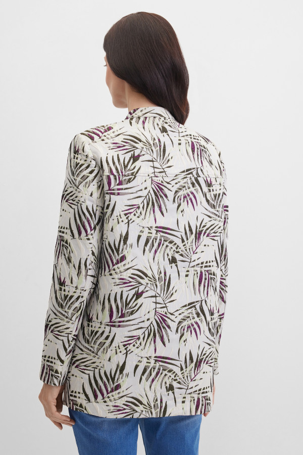 Жакет однобортный удлиненный