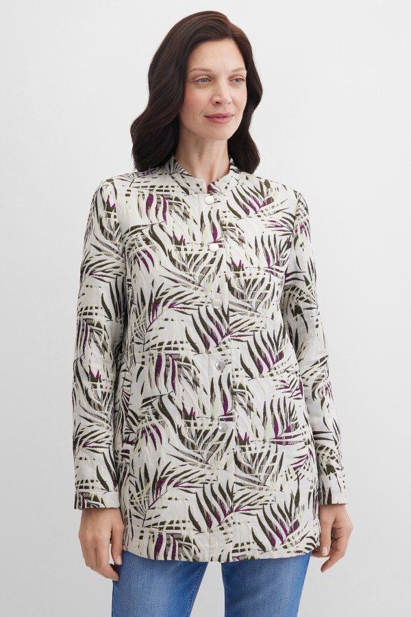 Жакет однобортный удлиненный