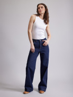 Джинсы широкие палаццо