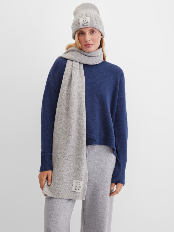 Шапка с шерстью альпаки