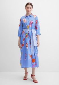 Платье-рубашка миди