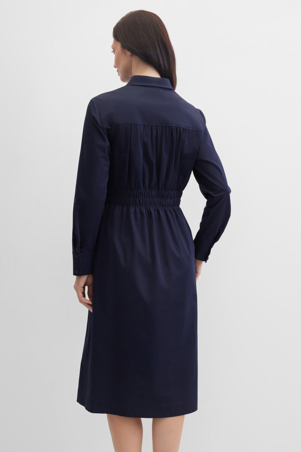 Платье-рубашка миди