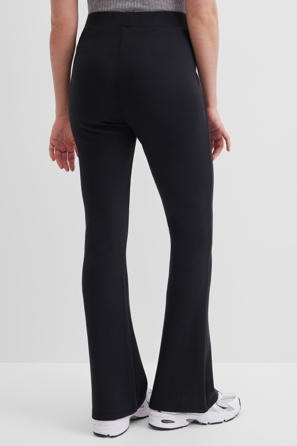 Брюки клеш трикотажные