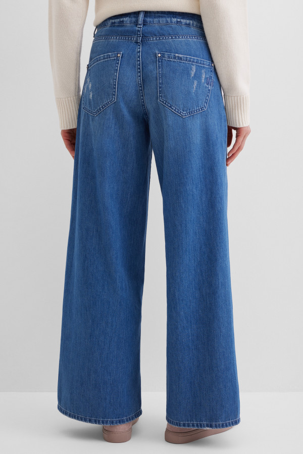 Джинсы широкие