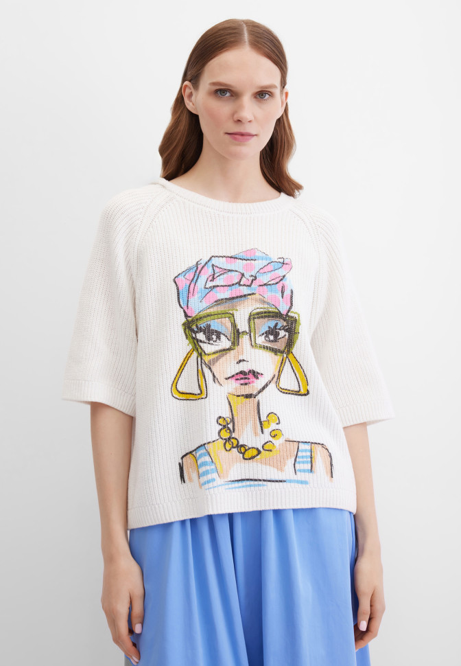 Джемпер свободный