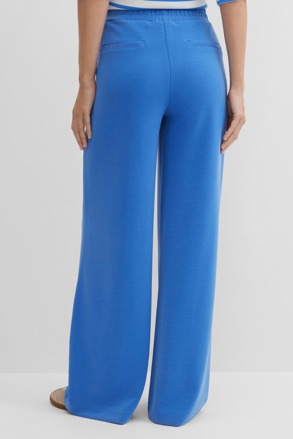 Брюки широкие трикотажные