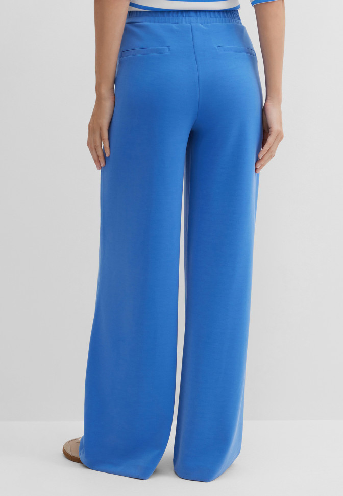 Брюки широкие трикотажные