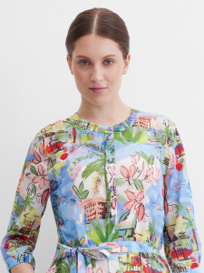 Платье-рубашка миди