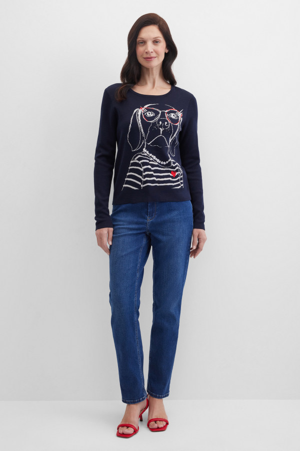 Джемпер с рисунком