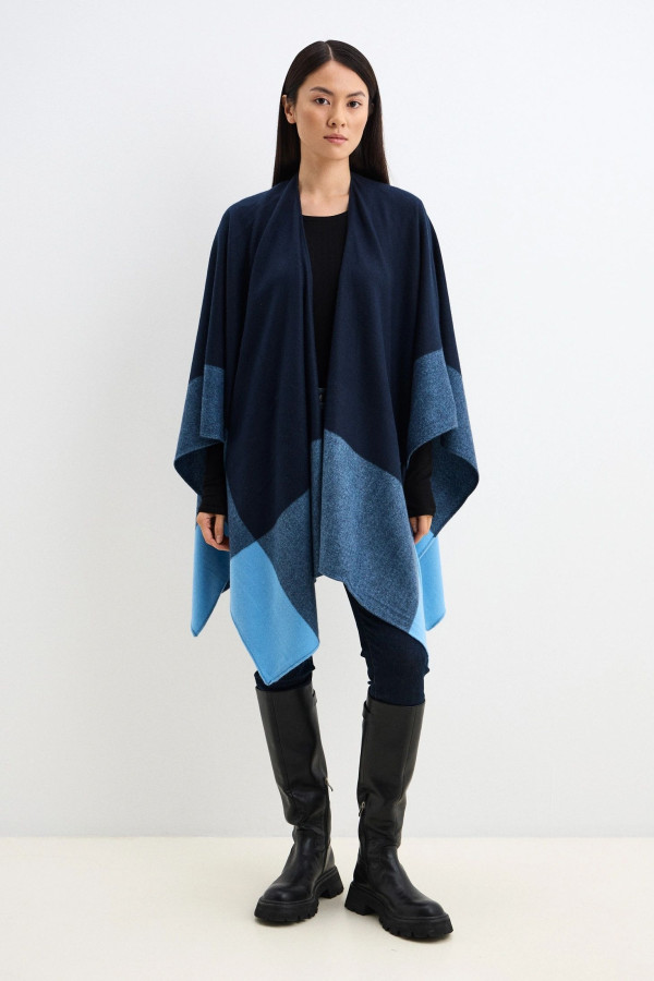 Пончо свободного кроя