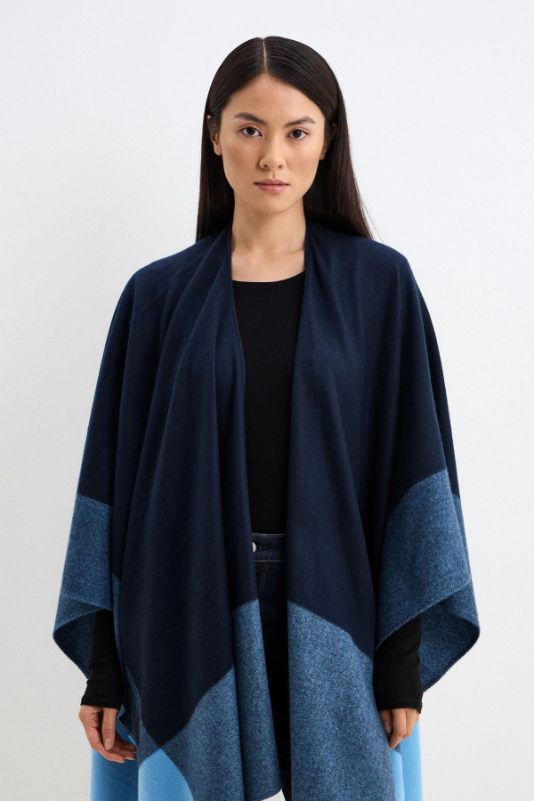 Пончо свободного кроя