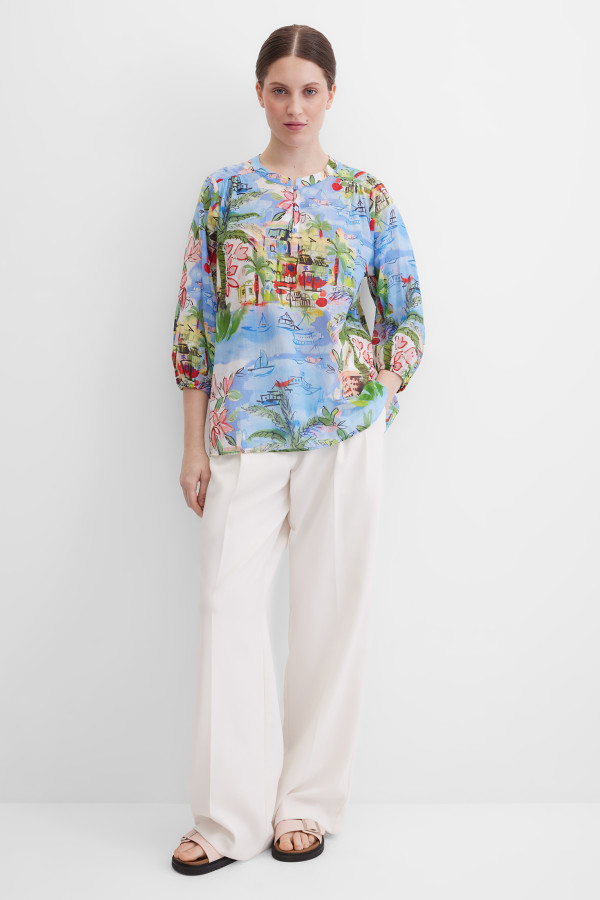 Блузка с рукавом 3/4