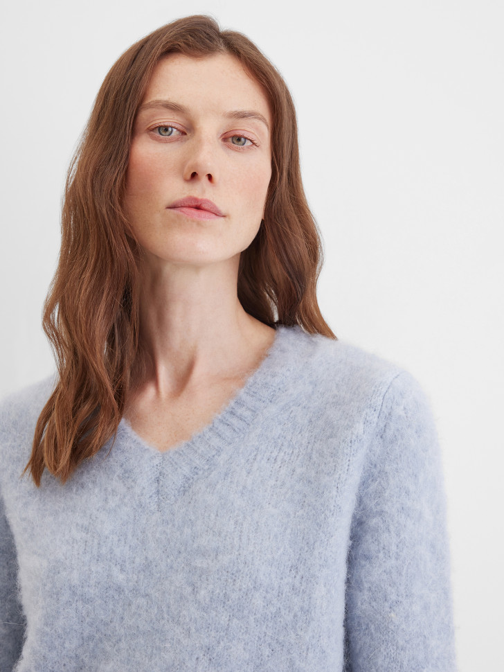 Пуловер с коротким рукавом