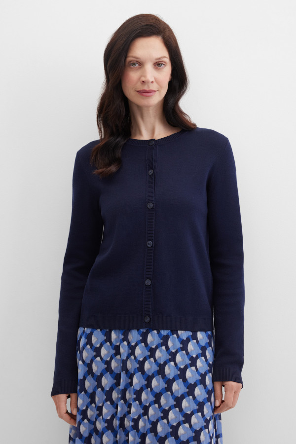 Кардиган с рисунком на спине