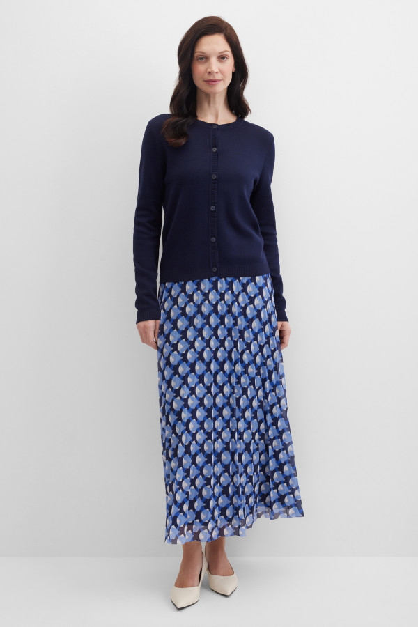 Кардиган с рисунком на спине