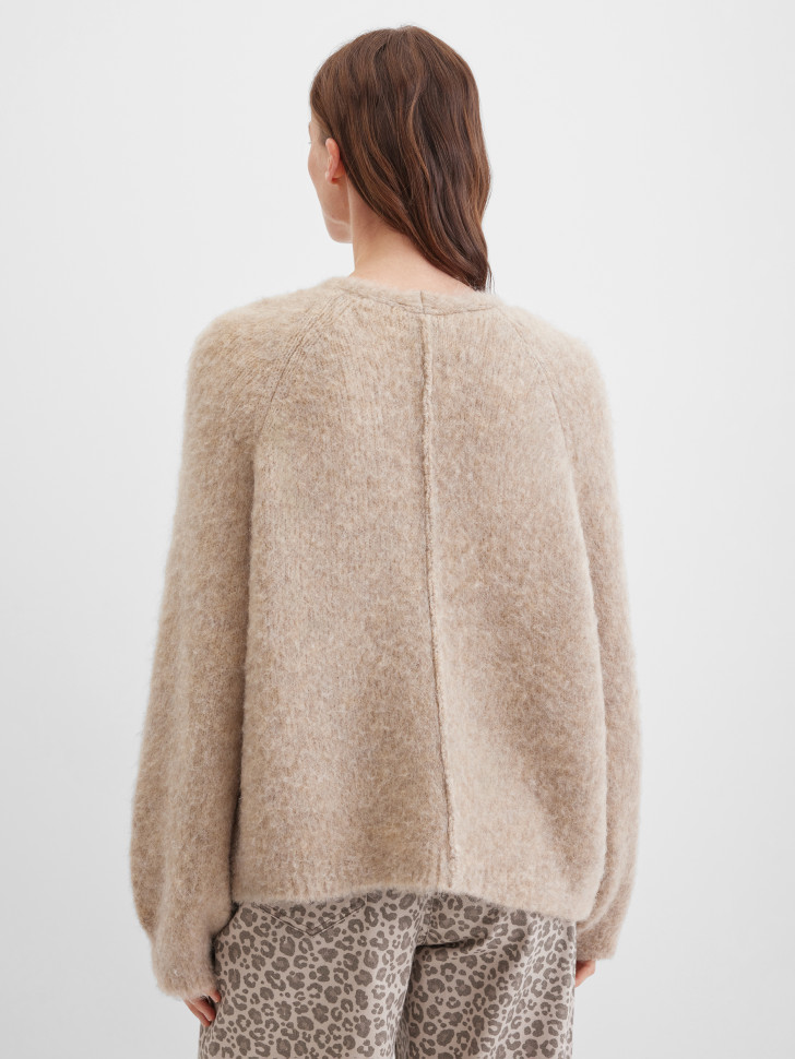 Кардиган из шерсти и мохера