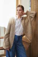 Кардиган из шерсти и мохера