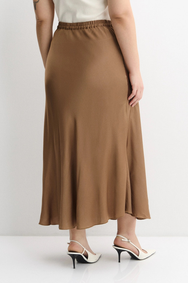 Юбка атласная