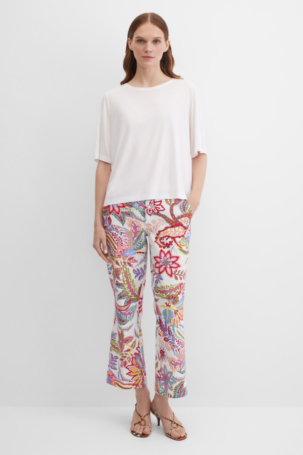 Джинсы укороченные