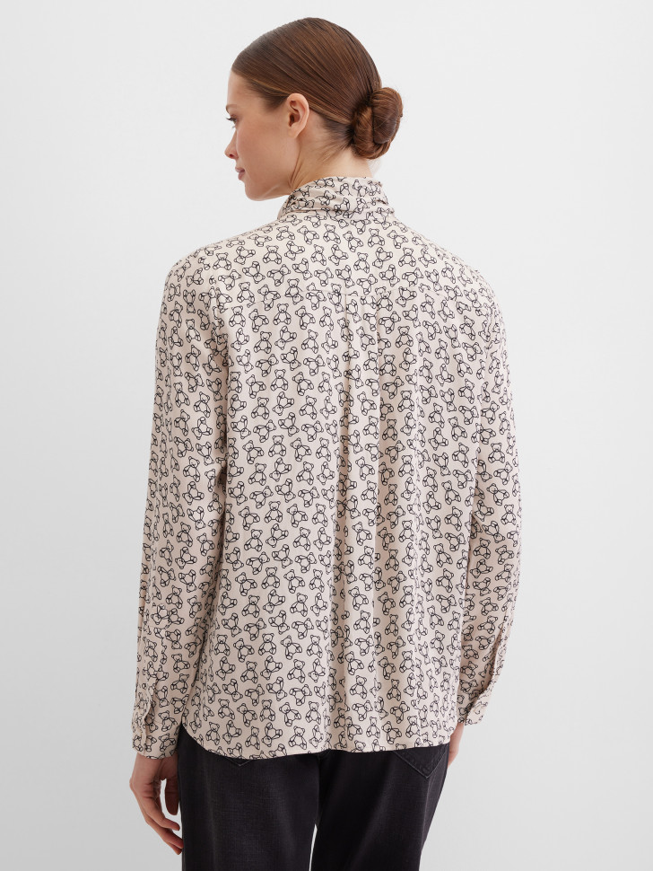 Блуза свободного кроя