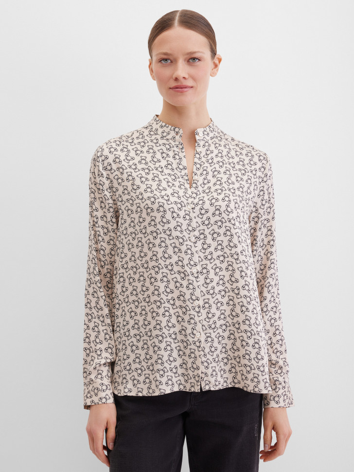 Блуза свободного кроя