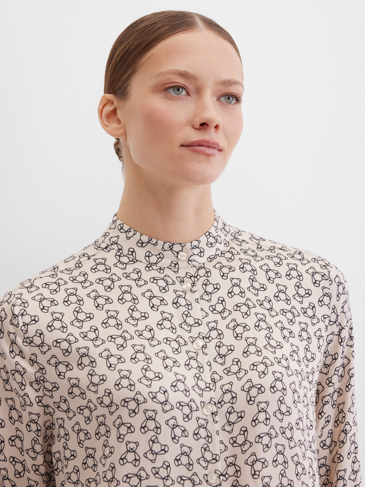 Блуза свободного кроя