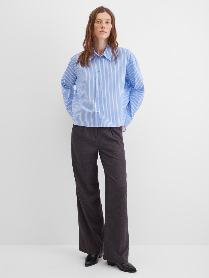 Блузка свободная укороченная