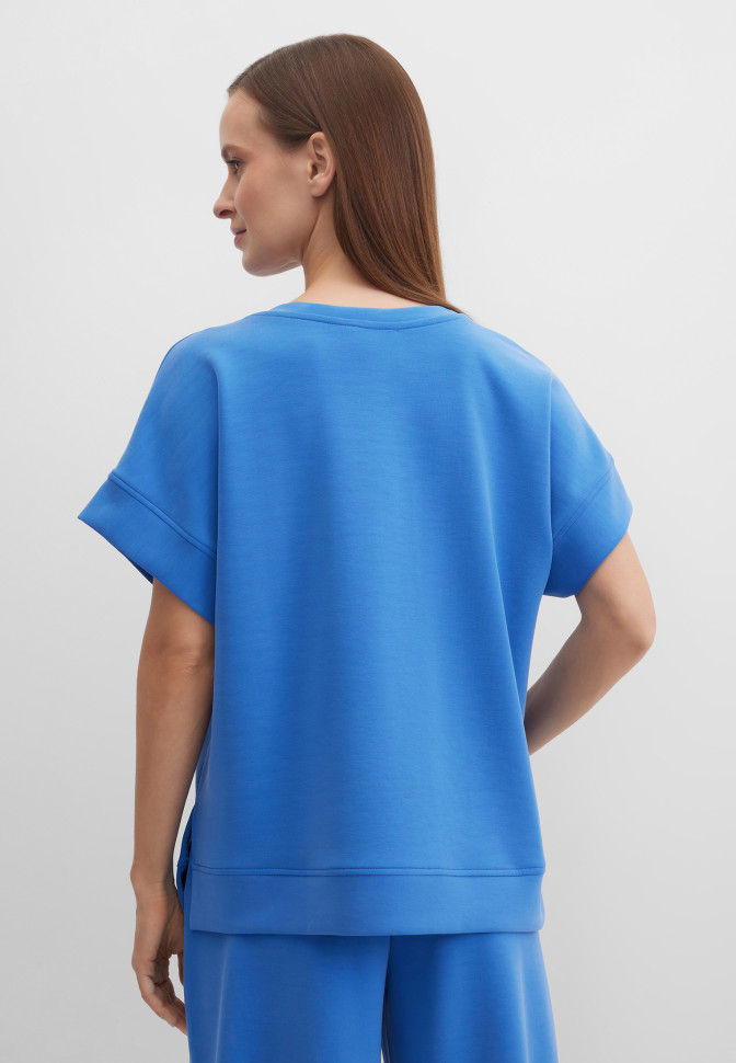 Свитшот-футболка свободный