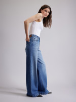 Джинсы широкие палаццо