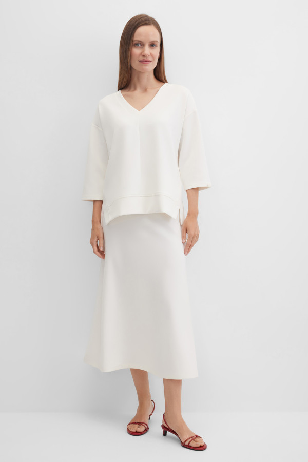 Свитшот с рукавами 3/4