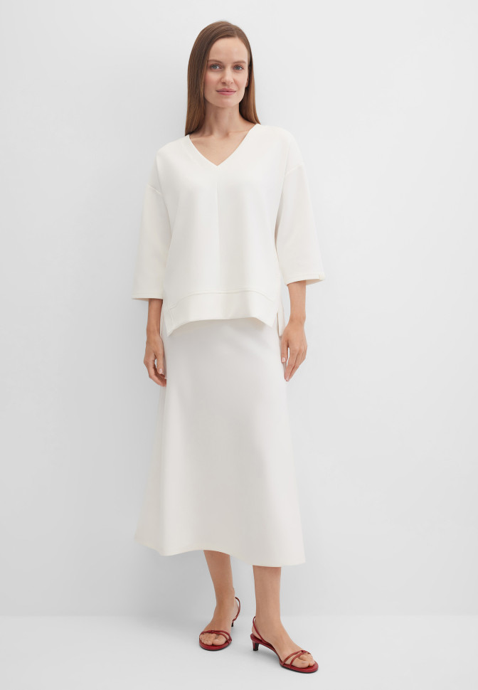 Свитшот с рукавами 3/4