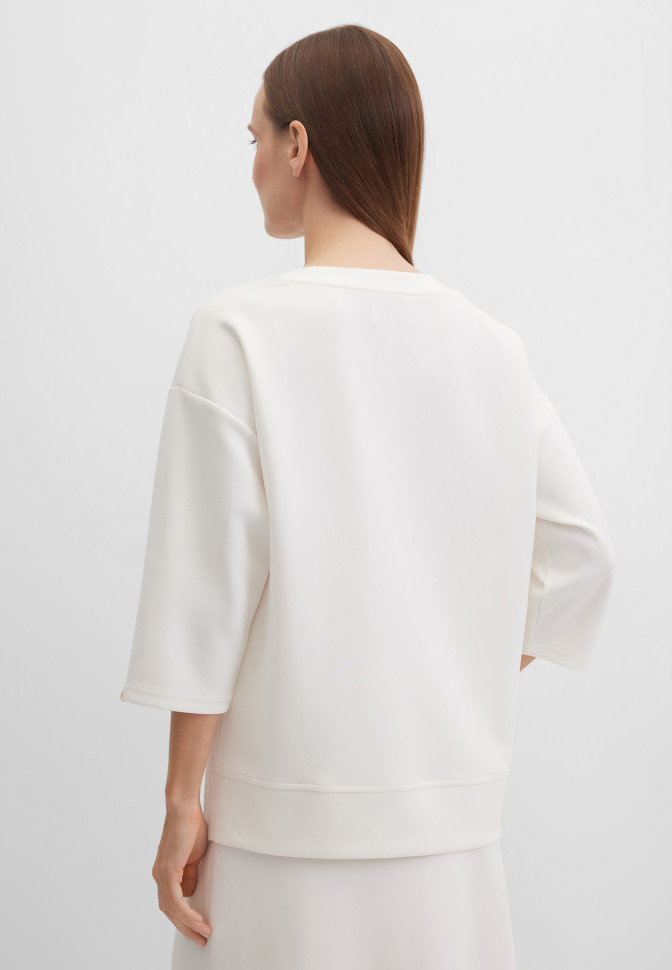 Свитшот с рукавами 3/4