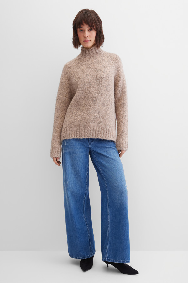 Свитер с добавлением шерсти альпаки