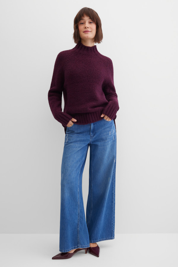 Свитер с добавлением шерсти альпаки