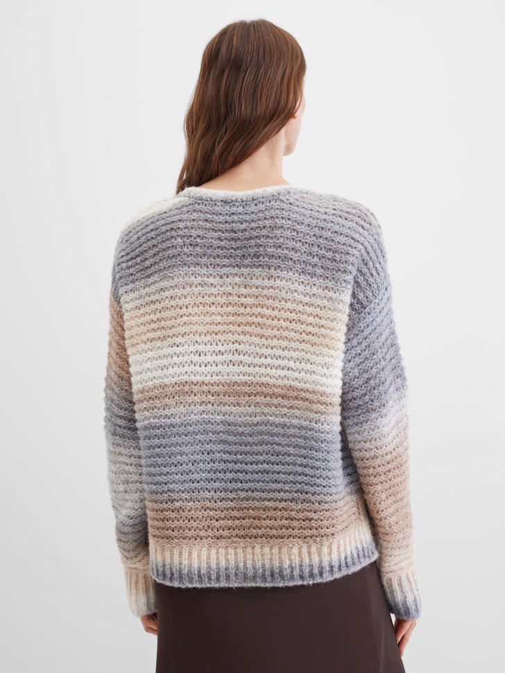 Джемпер фактурной вязки