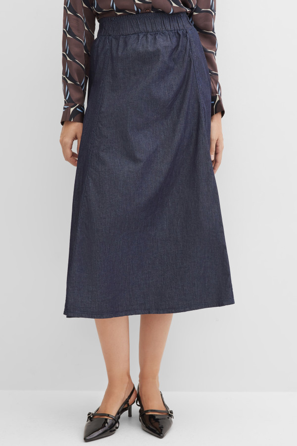 Юбка миди расклешенная