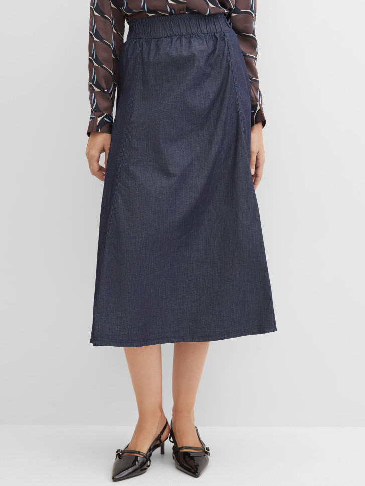 Юбка миди расклешенная