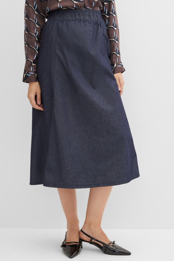 Юбка миди расклешенная
