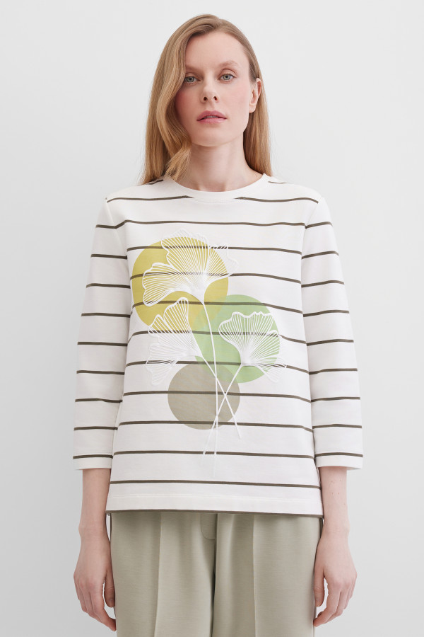 Лонгслив в полоску